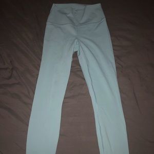 Baby blue 7/8 leggings